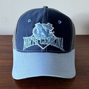 Vintage North Carolina Tar Heels Hat UNC Blue Snapback The Game NCAA Cap